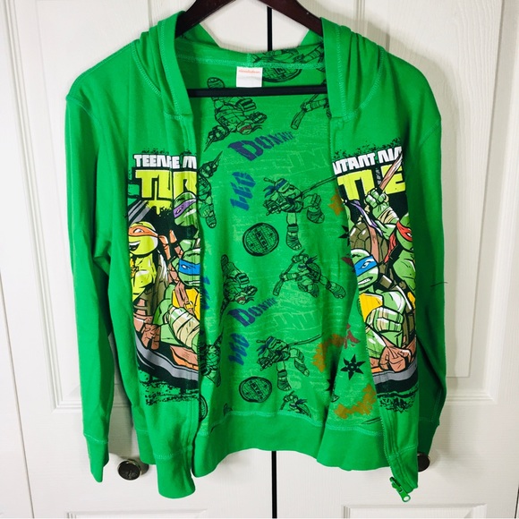 Nickelodeon Mutant Ninja Turtle Full Zip Graphic Hoodie - Picture 7 of 11